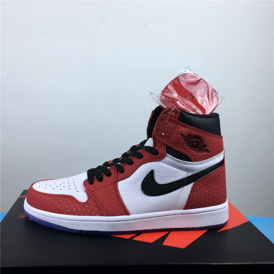 Air Jordan 1 Chicago Crystal Red Black White Shoes